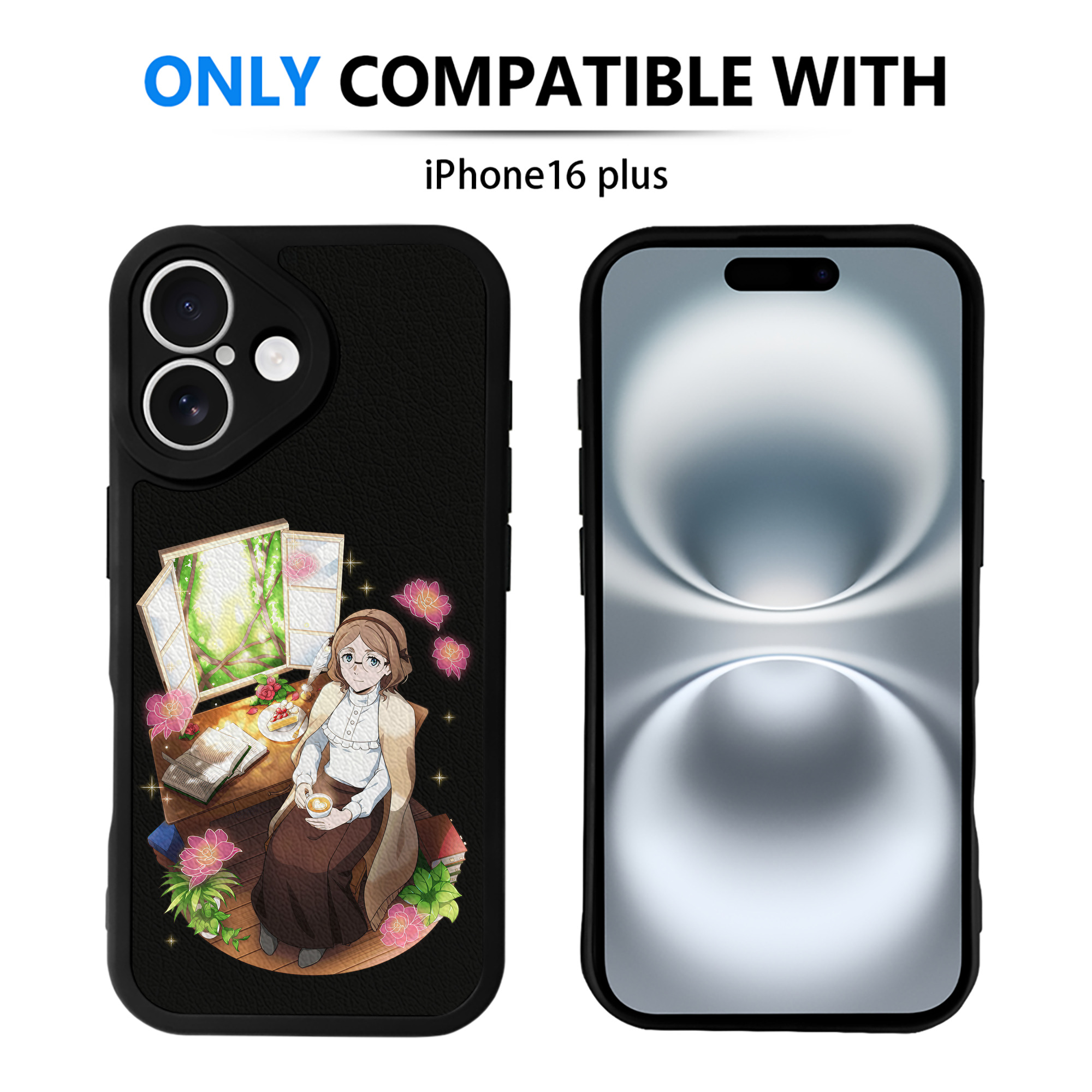 （画像用） 文豪ストレイドッグス Bungo Stray Dogs 【iPhone 16シリーズ対応】シリコンスマホケース（レザー調） 材質：シリコン